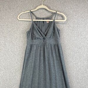 Mossimo maxi dress jersey knit XS ruffle hem babydoll cami top festival fairy